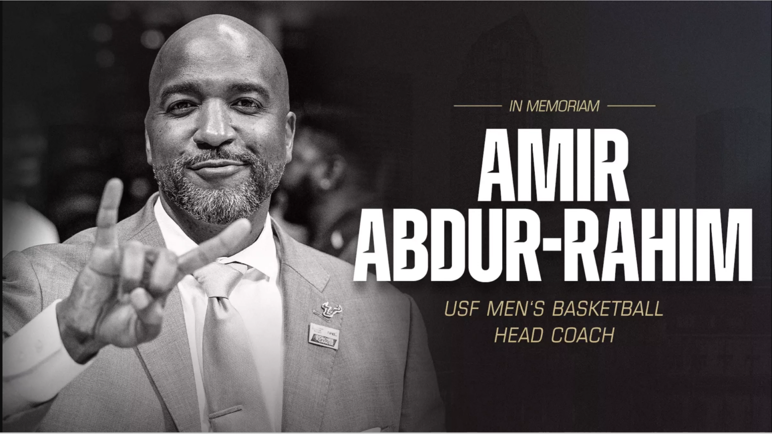 USF Men’s Head Basketball Coach Amir Abdur-Rahim Dead At 43 – GYMRATINSIDER